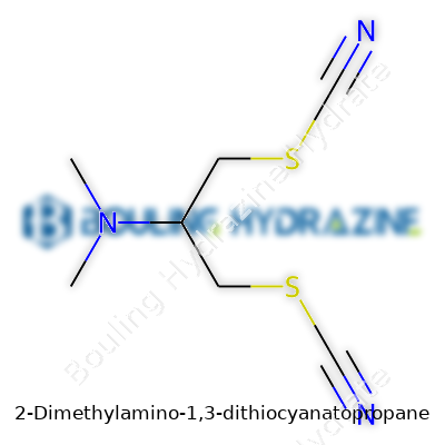 2-Dimethylamino-1,3-dithiocyanatopropane